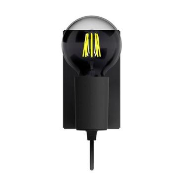 Imagem de Arandela Taschibra Bilboquê Alumínio E27 Bivolt Preto