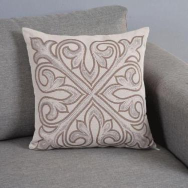 Imagem de Capa Para Almofada Grécia 1 Peça 45cm X 45cm 60% Algodão - 40% Poliést