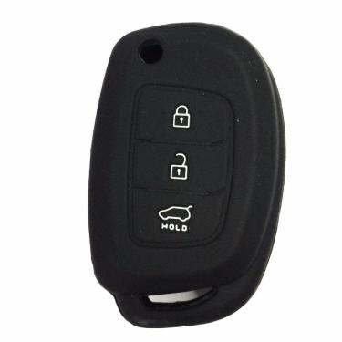 Imagem de Capa de Silicone para Chave Canivete Hb20 Preto.