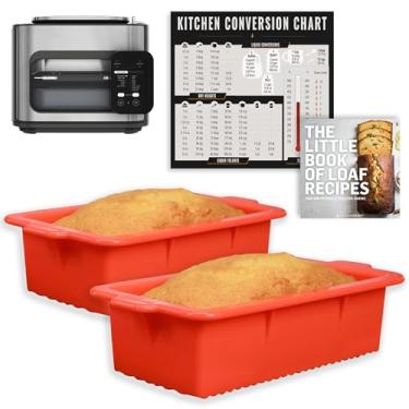 Imagem de INFRAOVENS Frigideira Air Fryer de silicone para assar, forma de bolo de pão antiaderente para Ninja Combi Multicooker, refeições 10 em 1 de 15 minutos, conjuntos de utensílios de cozinha Airfryer