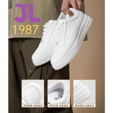 Imagem de JL . AF1 Branco Tênis Casual Unisex Premium Clássico Esportivo Academi