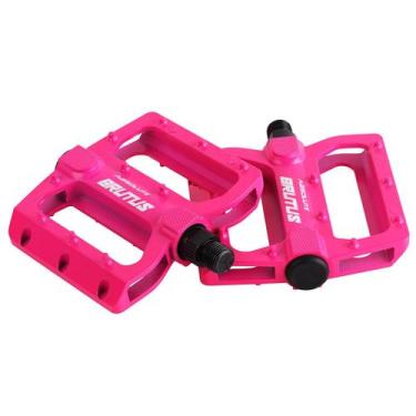 Imagem de Par Pedal Absolute Brutus Flat Rosa Tamanho 9/16