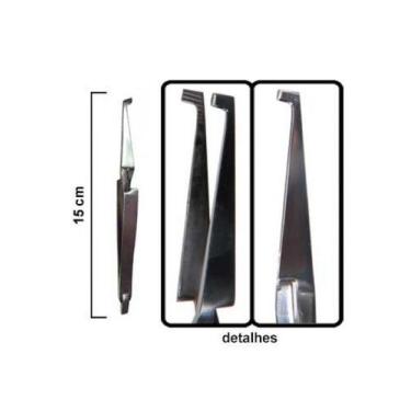 Imagem de Pinça Nº 09 - Cruzada Com Espátula - Fava
