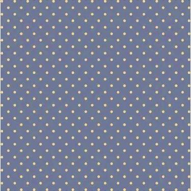 Imagem de Tecido Tricoline Mini Poá Bege Fundo Azul Antigo - Peripan - 50 cm x 1