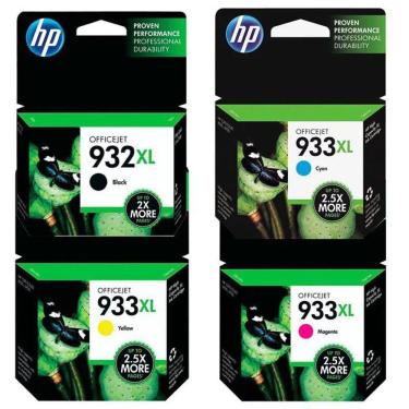 Imagem de Cartucho Hp 932xl 933xl Kit 4 Cores