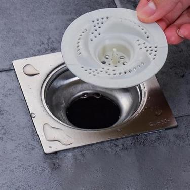 Imagem de Filtros de drenagem, captador de cabelo, capas de ralo de chuveiro, protetor de vórtice, filtro de ralo de chão, banheiro, esgoto, filtro de cabelo, vaso sanitário, anticabelo, universal