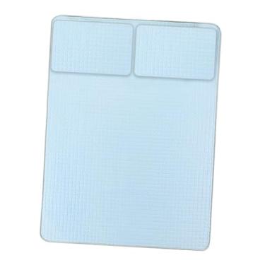 Imagem de Cooling Mattress Pad Latex Cooling Mat for Hot Sleeper, Comfortable Washable Cool Mat Cooling Body Pad Mattress Topper, Blue 2.0mx2.2m/95(Blue 2.0mx2.2m)