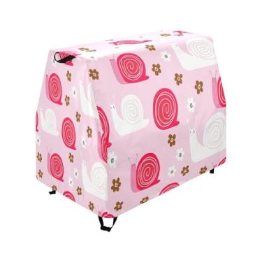 Imagem de Qilmy Pink Snails Kids Water Table Cover, Duty Waterproof Patio Table Covers for Outdoor Toddler Splash Tables, UV Resistant & Dustproof Play Table Protector, Cover Only