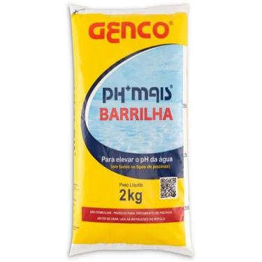 Imagem de Elevador de PH Granulado + Barrilha 2kg Genco Para Piscina