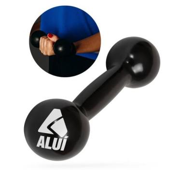 Imagem de Halter 1Kg Ferro Emborrachado Musculação Academia Alui - Acte Sports