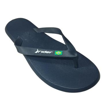 Imagem de Chinelo De Dedo Tamanho 45 Rider Grande R1 Esporte Bandeira Brasil Masculino Life Style (Preto, BR, Adulto, Numérico, 45)