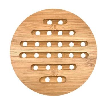 Imagem de Descanso de Panela Redondo de Bambu G - Mimo Style, G