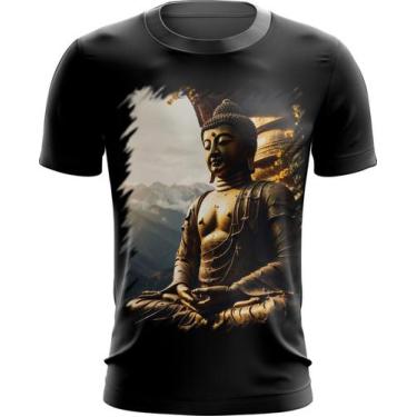Imagem de Camiseta Dryfit Estátua de Buda Iluminado Religião 6 - Kasubeck Store®