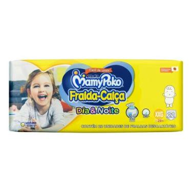 Imagem de Fraldas MamyPoko Dia&Noite Calça XGG 22 Unidades Gel Superab
