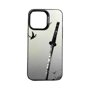 Imagem de Capa De Celular Multicolorida Fosca Metálica a Laser Com Design De Esp