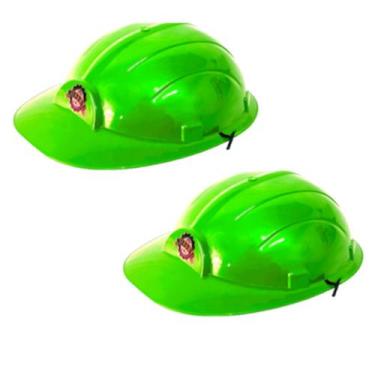 Imagem de Kit 2 Capacete do Exército Soldado Infantil de Brinquedo com Elástico 