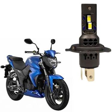 Imagem de Lâmpada Farol Ultraled Nano H4 6500Lumens 6000K DC 9V-32V Alta Potênci