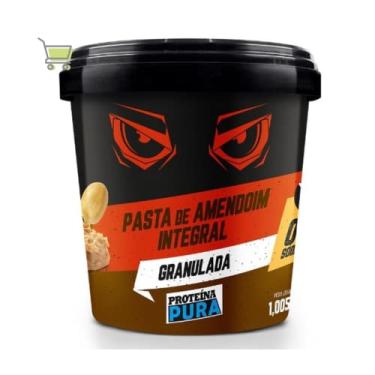 Imagem de Pasta de Amendoim (1kg) - Proteína Pura - Crocante