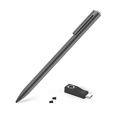 Imagem de Adonit Dash 4, Stylus para vários dispositivos para iPad e tela sensível ao toque, lápis digital ativo de modo duplo com rejeição de palma, compatível com iPad, iPhone, Android e muito mais - preto