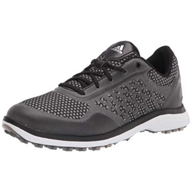 Imagem de adidas Sapato de golfe feminino Fx4061, Núcleo preto/cinza glório/branco Ftwr, 7.5