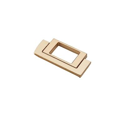 Imagem de Puxadores de móveis ocultos sem furos Puxadores de gaveta de ouro preto para armários e gavetas ao lado de puxadores de armários, ouro areia B