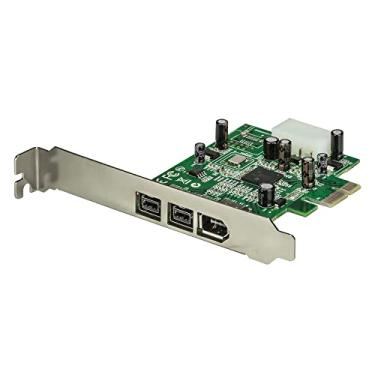 Imagem de StarTech.com Adaptador de cartão 3 portas 2b 1a 1394 PCI Express FireWire - 1394 FW PCIe FireWire 800/400 cartão (PEX1394B3)