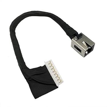 Imagem de JINTAI Cabo de tomada de alimentação DC, conector de porta de carregamento, substituição de fio para Razer Blade 15 RZ09-0270 RZ09-02705E75 RZ09-02705E76 Cabo Dana