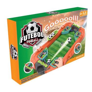 Imagem de Jogo Futebol Pinball Multikids - BR2013, Laranja