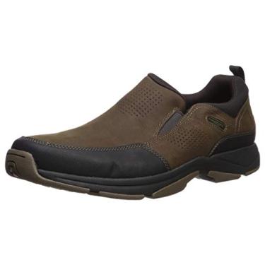 Imagem de Rockport We'Re Rockin slip-on masculino, Marrom escuro, 38