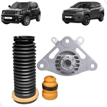 Imagem de Kit Coxim Amortecedor Traseiro Direito Jeep Renegade Compass - BFX