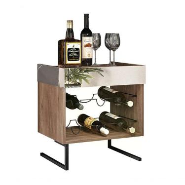 Imagem de Adega Espelhada Para Garrafas Class Demoliçao Preto