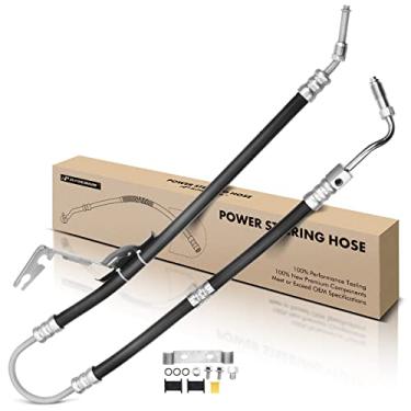 Imagem de A-Premium Conjunto de mangueira de pressão de direção hidráulica compatível com Jeep Liberty 2002-2003, 3,7L, bomba para rack/engrenagem