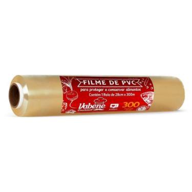 Imagem de Filme Plástico para Alimentos PVC 28CM X 300M - Refil - Vabene