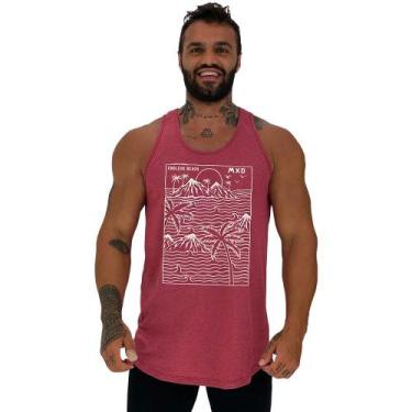 Imagem de Regata Longline Estampada Masculina MXD Conceito Praia Infinita, G, Ma