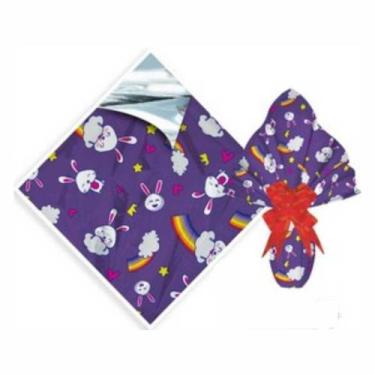 Imagem de Saco Ovo de Páscoa até 150g + Laço Arco-Íris Roxo - 25 un - Luckyfest