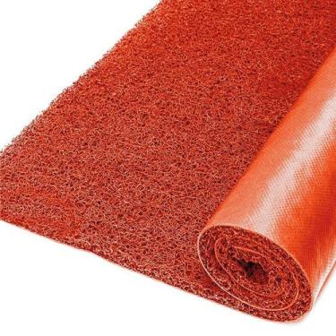 Imagem de Rolo Capacho Vinil 12mm Vermelho RM Decor 11,00 x 1,2m (13,2m²)