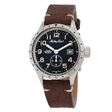 Imagem de Mathey-Tissot Homage Type XX Relógio masculino com mostrador preto TYPEXXME, Moderno