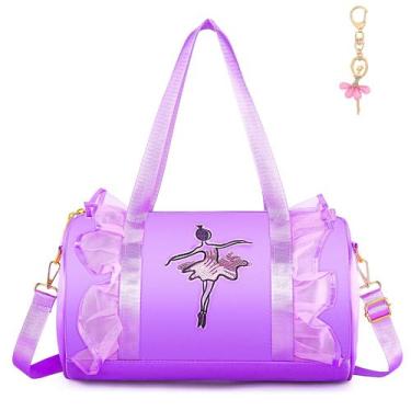 Imagem de Bolsa de Dança Dorlubel para Menina - Ballet Infantil com Chaveiro