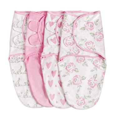 Imagem de Cobertor Swaddle Soarwg para Bebês (0-3 Meses) - Pacote com 4