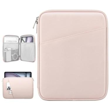 Imagem de Dadanism 12.9 Inch Tablet Sleeve Bag Carrying Case for iPad Pro 12.9" M2 6th/5th/4th/3rd Gen 2022-2018, 12.4" Samsung Galaxy Tab S9+/S8+/S7 FE/S7+, 12.3" Surface Pro 8/7/6/5/4/X, Pink