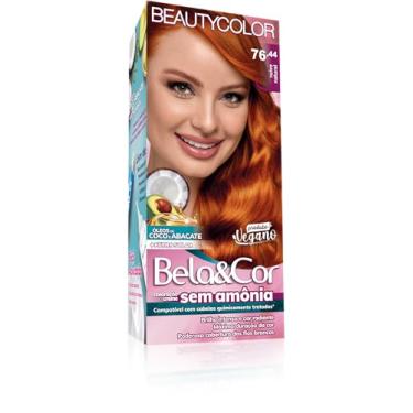Imagem de Coloração Bela&Cor Sem Amônia - 76.44 Ruivo Natural