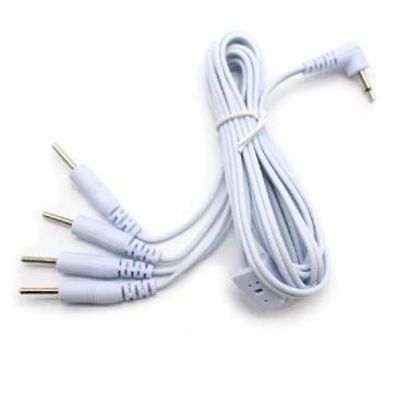 Imagem de Cabo Fios Eletrodo Para Aparelho Tens 4 Saídas Tipo Pino - Topmixshop