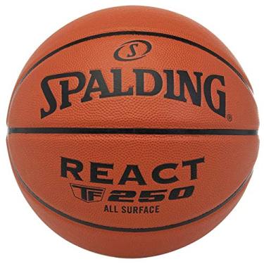 Imagem de Spalding React TF-250 Sz7 Composite Basketball SP-DIS Balls Compostos, Adultos Unissex, 0, Tamanho Único