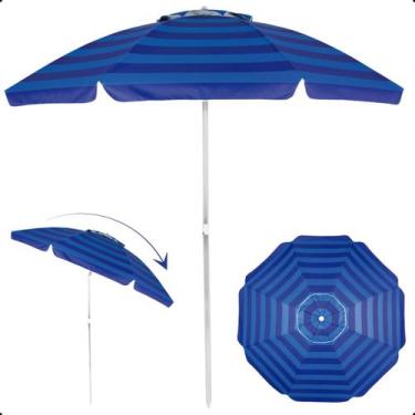 Imagem de Guarda Sol Alumínio Articulado Proteção Sol 2,4 M Inclinação - MOR