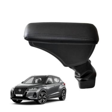 Imagem de Apoio De Braço Encosto Nissan Kicks Com Porta-Objetos Couro