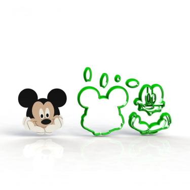 Imagem de Cortador Mickey Apaixonado - Modular 5 Cm