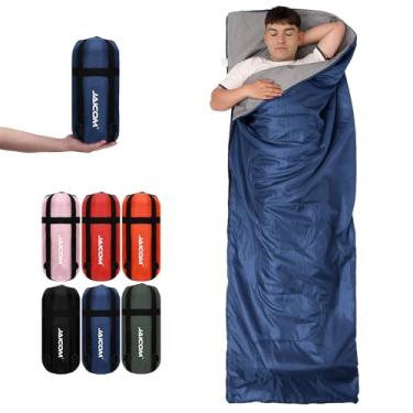 Imagem de JAICOM Saco de dormir leve, saco de dormir ultraleve para 3 estações – compacto, confortável, impermeável para atividades ao ar livre, acampamento, viagens, verão, caminhadas