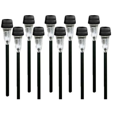 Imagem de Kit 10 Luminária Luz Solar Led Automática Poste Iluminação - Ecoforce,