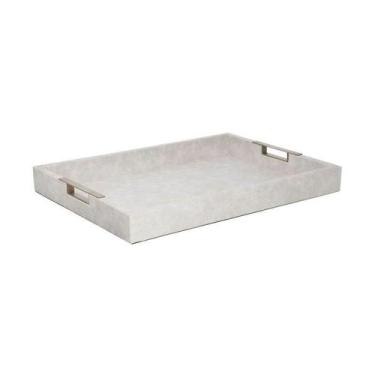 Imagem de Bandeja para Servir Home Style Valerie 48 cm x 35 cm, OFF-WHITE