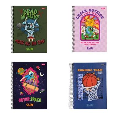 Imagem de Caderno Universitário 160 Folhas 10 Matérias Cliff - Foroni